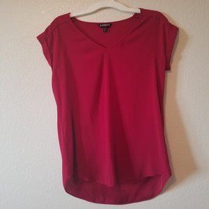 Express Wine Red Women's Top